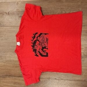 Vintage Immigration Sanctuary Single Stitch T Shirt Short Sleeve Boxy Fit size L